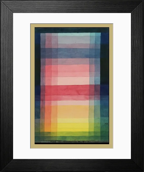 Framed Print : Architecture of the Plain, 1923. Creator: Klee, Paul (1879-1940) Framed Print : Architecture of the Plain, 1923. Creator: Klee, Paul (1879-1940)