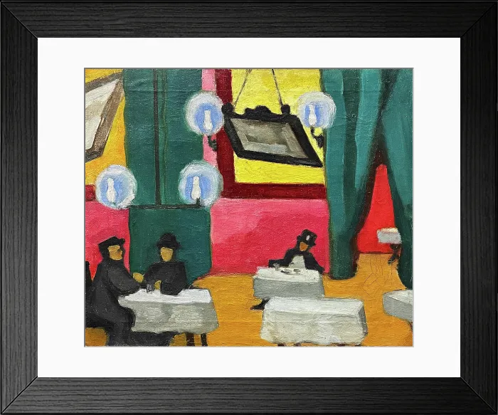 Framed Print : Restaurant, 1911. Creator: Rozanova, Olga Vladimirovna (1886-1918)