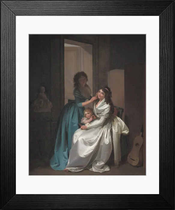 Framed Print : The Present, Between 1776 and 1845. Creator: Boilly, Louis-Leopold (1761-1845) Framed Print : The Present, Between 1776 and 1845. Creator: Boilly, Louis-Leopold (1761-1845)