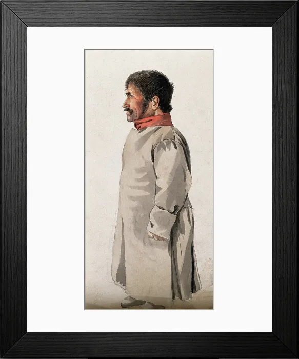 Framed Print : A male dwarf. Creator: Unknown Framed Print : A male dwarf. Creator: Unknown