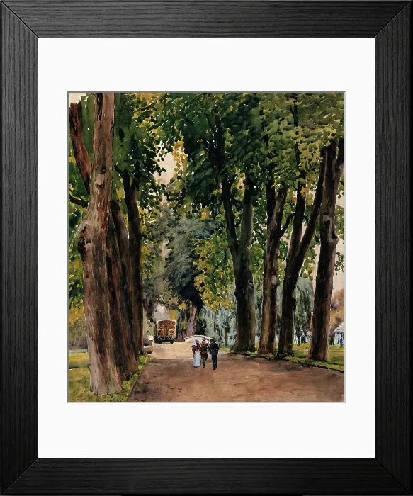Framed Print : World War I: Trinity College Cambridge, the Lime Walk..1st Eastern General. c1910s. Creator: Walter Ernest Spradbery Framed Print : World War I: Trinity College Cambridge, the Lime Walk..1st Eastern General. c1910s. Creator: Walter Ernest Spradbery