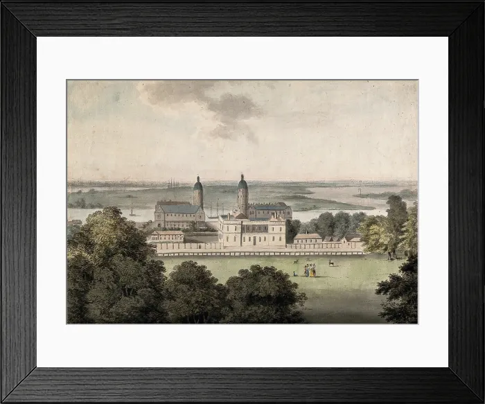 Framed Print : The Royal Naval Hospital and the Queen's House, Greenwich, the Isle of Dogs beyond, c1800s.. Creator: George Samuel. The Royal Naval Hospital and the Queen's House, Greenwich, the Isle of Dogs beyond, c1800s.. Creator: George Samuel Framed Print : The Royal Naval Hospital and the Queen's House, Greenwich, the Isle of Dogs beyond, c1800s.. Creator: George Samuel. The Royal Naval Hospital and the Queen's House, Greenwich, the Isle of Dogs beyond, c1800s.. Creator: George Samuel