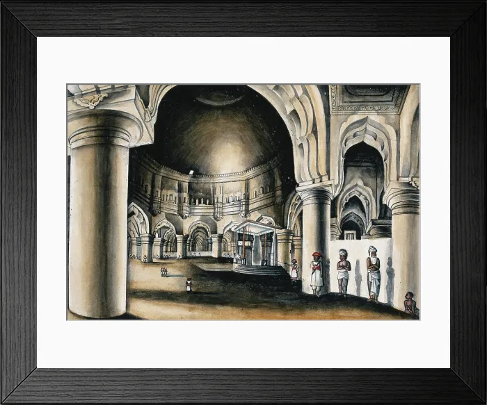 Framed Print : Interior of a palace converted into a Judge's court, (between 1800 and 1899?). Creator: Unknown. Interior of a palace converted into a Judge's court, (between 1800 and 1899?). Creator: Unknown Framed Print : Interior of a palace converted into a Judge's court, (between 1800 and 1899?). Creator: Unknown. Interior of a palace converted into a Judge's court, (between 1800 and 1899?). Creator: Unknown