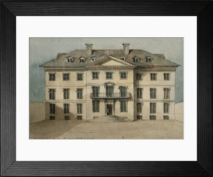 Framed Print : The Great House, Blackfriars, London. Creator: Unknown Framed Print : The Great House, Blackfriars, London. Creator: Unknown