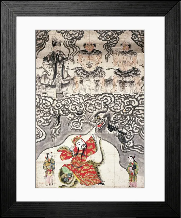 Framed Print : The deities of medicine, (unknown date). Creator: Unknown Framed Print : The deities of medicine, (unknown date). Creator: Unknown