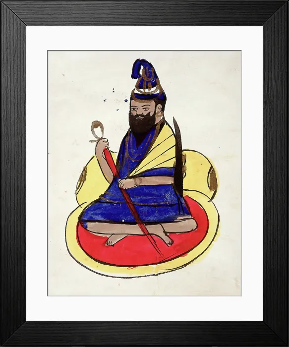 Framed Print : Bahadur Shah, King of Delhi. Creator: Unknown Framed Print : Bahadur Shah, King of Delhi. Creator: Unknown
