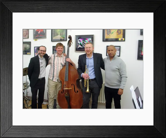 Framed Print : Stuart Henderson Quartet, Clocktower Cafe Jazz Club, Croydon, London, April 2025. Creator: Brian O'Connor. Stuart Henderson Quartet, Clocktower Cafe Jazz Club, Croydon, London, April 2025. Creator: Brian O'Connor Framed Print : Stuart Henderson Quartet, Clocktower Cafe Jazz Club, Croydon, London, April 2025. Creator: Brian O'Connor. Stuart Henderson Quartet, Clocktower Cafe Jazz Club, Croydon, London, April 2025. Creator: Brian O'Connor