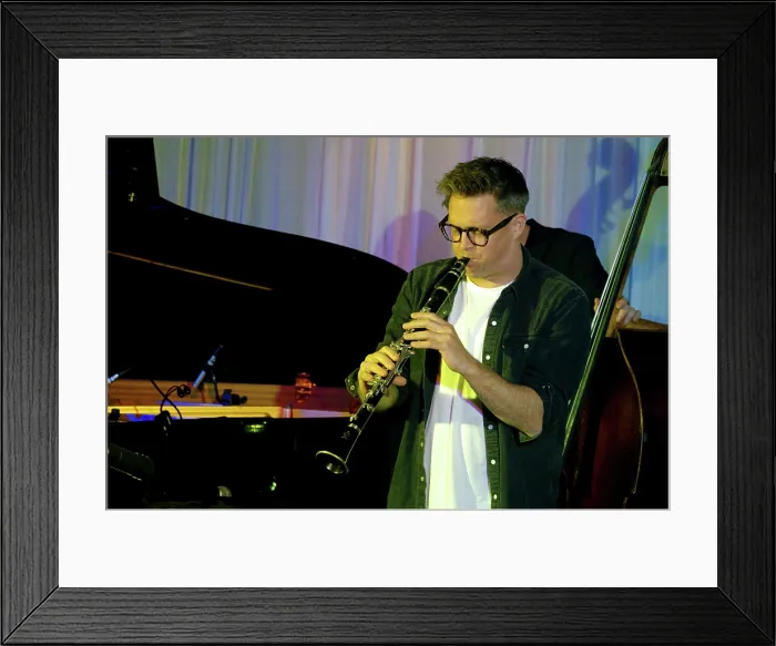 Framed Print : Adrian Cox (Guest), Joe Farnsworth-Sara Hanahan Quartet, Watermill Jazz Club, Dorking, Surrey, 2024 Creator: Brian O'Connor. Adrian Cox (Guest), Joe Farnsworth-Sara Hanahan Quartet, Watermill Jazz Club, Dorking, Surrey Framed Print : Adrian Cox (Guest), Joe Farnsworth-Sara Hanahan Quartet, Watermill Jazz Club, Dorking, Surrey, 2024 Creator: Brian O'Connor. Adrian Cox (Guest), Joe Farnsworth-Sara Hanahan Quartet, Watermill Jazz Club, Dorking, Surrey
