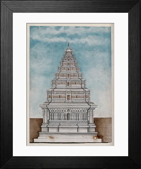 Framed Print : Tanjore: arsenal near the palace, (between 1800 and 1899?). Creator: Unknown Framed Print : Tanjore: arsenal near the palace, (between 1800 and 1899?). Creator: Unknown