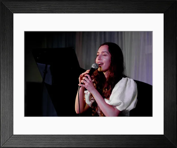 Framed Print : Anais Reno, Anais Reno Quartet, Watermill Jazz Club, Dorking, Surrey, July 2024. Creator: Brian O'Connor. Anais Reno, Anais Reno Quartet, Watermill Jazz Club, Dorking, Surrey, July 2024. Creator: Brian O'Connor Framed Print : Anais Reno, Anais Reno Quartet, Watermill Jazz Club, Dorking, Surrey, July 2024. Creator: Brian O'Connor. Anais Reno, Anais Reno Quartet, Watermill Jazz Club, Dorking, Surrey, July 2024. Creator: Brian O'Connor
