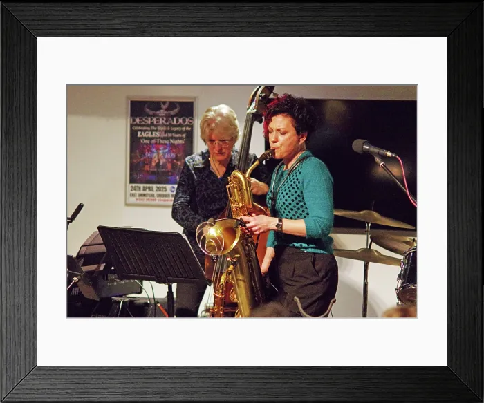 Framed Print : Hannah Horton Quartet, East Grinstead Jazz Club, West Suusex, Jan 2025. Creator: Brian O'Connor. Hannah Horton Quartet, East Grinstead Jazz Club, West Suusex, Jan 2025. Creator: Brian O'Connor Framed Print : Hannah Horton Quartet, East Grinstead Jazz Club, West Suusex, Jan 2025. Creator: Brian O'Connor. Hannah Horton Quartet, East Grinstead Jazz Club, West Suusex, Jan 2025. Creator: Brian O'Connor