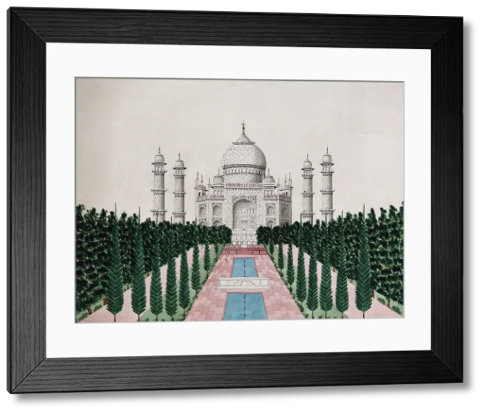 Framed Print : Agra: The Taj Mahal, (between 1800 and 1899?). Creator: Unknown Framed Print : Agra: The Taj Mahal, (between 1800 and 1899?). Creator: Unknown
