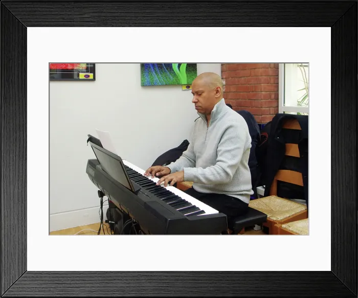 Framed Print : Terence Collie, Stuart Henderson Quartet, Clocktower Cafe Jazz Club, Croydon, London, April 2025. Creator: Brian O'Connor. Terence Collie, Stuart Henderson Quartet, Clocktower Cafe Jazz Club, Croydon, London, April 2025. Creator: Brian O'Connor Framed Print : Terence Collie, Stuart Henderson Quartet, Clocktower Cafe Jazz Club, Croydon, London, April 2025. Creator: Brian O'Connor. Terence Collie, Stuart Henderson Quartet, Clocktower Cafe Jazz Club, Croydon, London, April 2025. Creator: Brian O'Connor