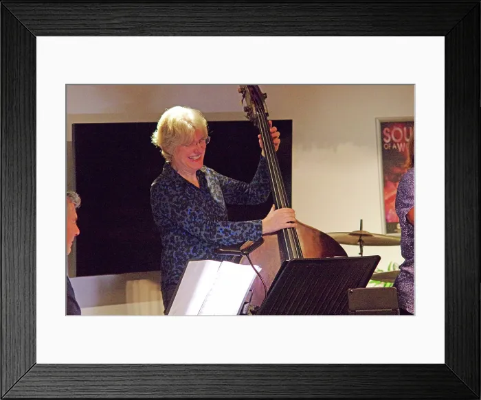 Framed Print : Marianne Windham, Hannah Horton Quartet, East Grinstead Jazz Club, West Suusex, Jan 2025. Creator: Brian O'Connor. Marianne Windham, Hannah Horton Quartet, East Grinstead Jazz Club, West Suusex, Jan 2025. Creator: Brian O'Connor Framed Print : Marianne Windham, Hannah Horton Quartet, East Grinstead Jazz Club, West Suusex, Jan 2025. Creator: Brian O'Connor. Marianne Windham, Hannah Horton Quartet, East Grinstead Jazz Club, West Suusex, Jan 2025. Creator: Brian O'Connor