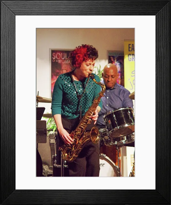 Framed Print : Hannah Horton, Hannah Horton Quartet, East Grinstead Jazz Club, West Suusex, Jan 2025. Creator: Brian O'Connor. Hannah Horton, Hannah Horton Quartet, East Grinstead Jazz Club, West Suusex, Jan 2025. Creator: Brian O'Connor Framed Print : Hannah Horton, Hannah Horton Quartet, East Grinstead Jazz Club, West Suusex, Jan 2025. Creator: Brian O'Connor. Hannah Horton, Hannah Horton Quartet, East Grinstead Jazz Club, West Suusex, Jan 2025. Creator: Brian O'Connor