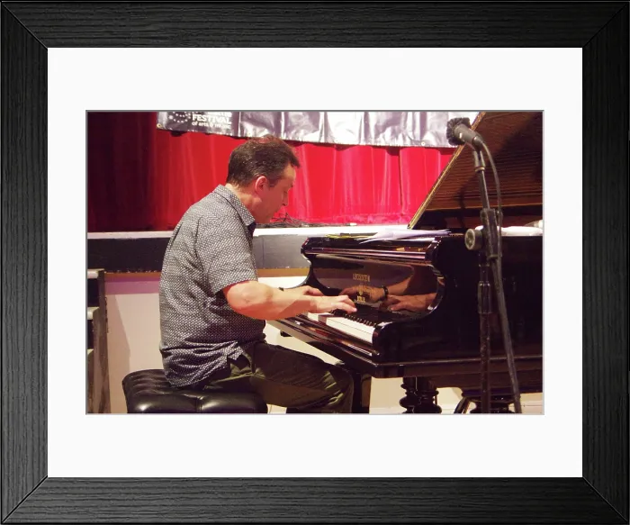 Framed Print : Jason Rebello, Jason Rebello-Orlando Le Fleming Duo, Battle Jazz Festival, East Sussex, July 2024. Creator: Brian O'Connor. Jason Rebello, Jason Rebello-Orlando Le Fleming Duo, Battle Jazz Festival, East Sussex, July 2024 Framed Print : Jason Rebello, Jason Rebello-Orlando Le Fleming Duo, Battle Jazz Festival, East Sussex, July 2024. Creator: Brian O'Connor. Jason Rebello, Jason Rebello-Orlando Le Fleming Duo, Battle Jazz Festival, East Sussex, July 2024