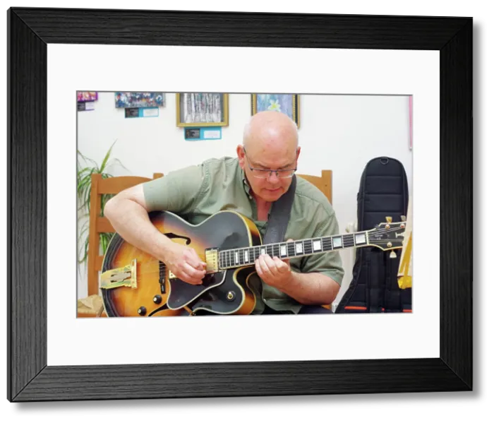Framed Print : Colin Oxley, Eriko Ishihara Trio, Clocktower Cafe, Croydon, London, August 2024. Creator: Brian O'Connor. Colin Oxley, Eriko Ishihara Trio, Clocktower Cafe, Croydon, London, August 2024. Creator: Brian O'Connor Framed Print : Colin Oxley, Eriko Ishihara Trio, Clocktower Cafe, Croydon, London, August 2024. Creator: Brian O'Connor. Colin Oxley, Eriko Ishihara Trio, Clocktower Cafe, Croydon, London, August 2024. Creator: Brian O'Connor