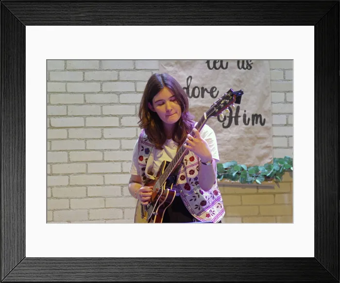 Framed Print : Maddy Salter, International Women's Day, NJA Fundraiser, Baptist Church, Loughton, Essex, 2025. Creator: Brian O'Connor. Maddy Salter, International Women's Day, NJA Fundraiser, Baptist Church, Loughton, Essex, 2025 Framed Print : Maddy Salter, International Women's Day, NJA Fundraiser, Baptist Church, Loughton, Essex, 2025. Creator: Brian O'Connor. Maddy Salter, International Women's Day, NJA Fundraiser, Baptist Church, Loughton, Essex, 2025
