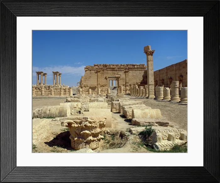 Framed Print : Ruins, Palmyra (Oasis Tadmor), Syria, 2001. Creator: LTL Framed Print : Ruins, Palmyra (Oasis Tadmor), Syria, 2001. Creator: LTL