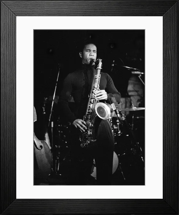 Framed Print : David Sanchez, Pizza Express, Dean St, London, Nov 2001. Creator: Brian O'Connor. David Sanchez, Pizza Express, Dean St, London, Nov 2001. Creator: Brian O'Connor Framed Print : David Sanchez, Pizza Express, Dean St, London, Nov 2001. Creator: Brian O'Connor. David Sanchez, Pizza Express, Dean St, London, Nov 2001. Creator: Brian O'Connor