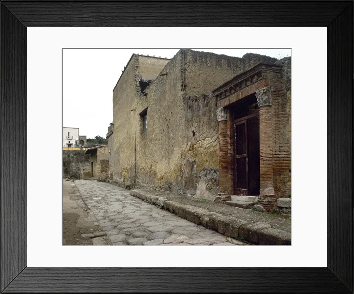 Framed Print : Decumanus inferior, Herculaneum, Italy, 2002. Creator: LTL Framed Print : Decumanus inferior, Herculaneum, Italy, 2002. Creator: LTL