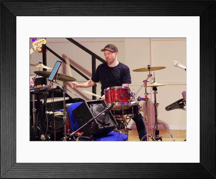 Framed Print : Jamie Murray, Robert Mitchell's True Think, Battle Jazz Festival, Battle, East Sussex, July 2024. Creator: Brian O'Connor. Jamie Murray, Robert Mitchell's True Think, Battle Jazz Festival, Battle, East Sussex, July 2024 Framed Print : Jamie Murray, Robert Mitchell's True Think, Battle Jazz Festival, Battle, East Sussex, July 2024. Creator: Brian O'Connor. Jamie Murray, Robert Mitchell's True Think, Battle Jazz Festival, Battle, East Sussex, July 2024