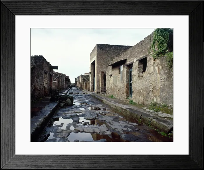 Framed Print : Road of Abundance, Pompeii, Italy, 2002. Creator: LTL Framed Print : Road of Abundance, Pompeii, Italy, 2002. Creator: LTL