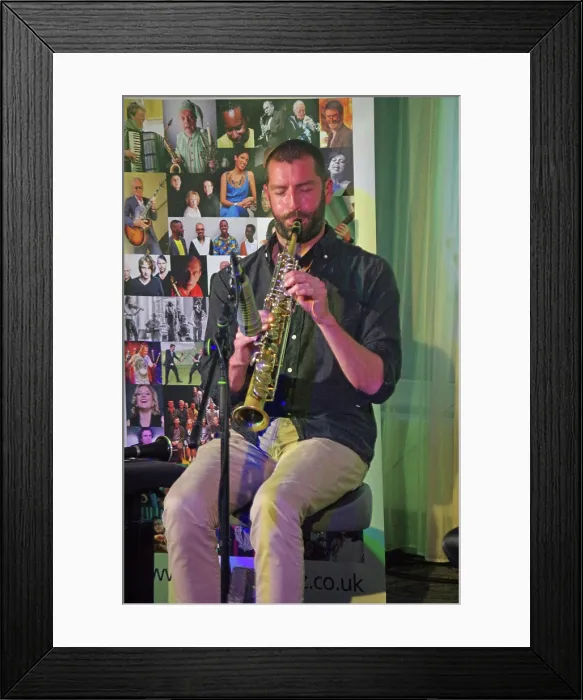 Framed Print : Bastien Weeger, NoSax NoClar, Watermill Jazz Club, Dorking, Surrey, May 2024. Creator: Brian O'Connor. Bastien Weeger, NoSax NoClar, Watermill Jazz Club, Dorking, Surrey, May 2024. Creator: Brian O'Connor Framed Print : Bastien Weeger, NoSax NoClar, Watermill Jazz Club, Dorking, Surrey, May 2024. Creator: Brian O'Connor. Bastien Weeger, NoSax NoClar, Watermill Jazz Club, Dorking, Surrey, May 2024. Creator: Brian O'Connor
