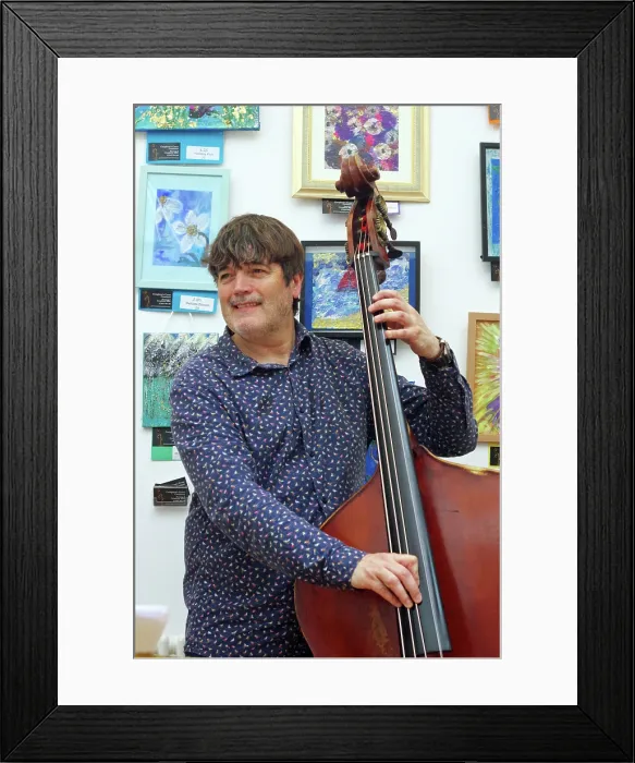 Framed Print : Andy Cleyndert, Eriko Ishihara Trio, Clocktower Cafe, Croydon, London, August 2024. Creator: Brian O'Connor. Andy Cleyndert, Eriko Ishihara Trio, Clocktower Cafe, Croydon, London, August 2024. Creator: Brian O'Connor Framed Print : Andy Cleyndert, Eriko Ishihara Trio, Clocktower Cafe, Croydon, London, August 2024. Creator: Brian O'Connor. Andy Cleyndert, Eriko Ishihara Trio, Clocktower Cafe, Croydon, London, August 2024. Creator: Brian O'Connor