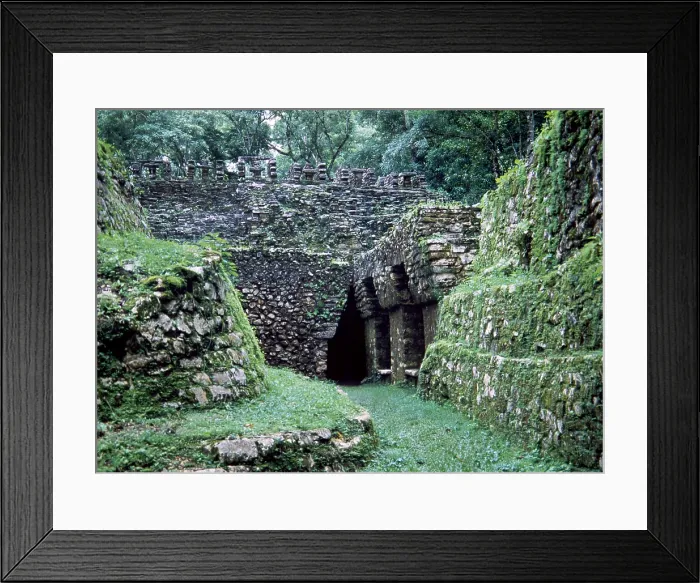 Framed Print : Temple of Labyrinth, Yaxchilan, Mexico, Late Classical Period, (1998). Creator: Unknown Framed Print : Temple of Labyrinth, Yaxchilan, Mexico, Late Classical Period, (1998). Creator: Unknown