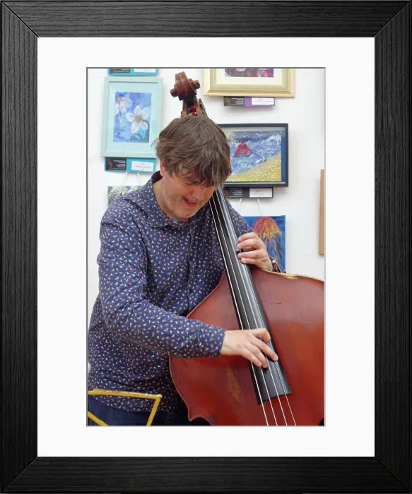 Framed Print : Andy Cleyndert, Eriko Ishihara Trio, Clocktower Cafe, Croydon, London, August 2024. Creator: Brian O'Connor. Andy Cleyndert, Eriko Ishihara Trio, Clocktower Cafe, Croydon, London, August 2024. Creator: Brian O'Connor Framed Print : Andy Cleyndert, Eriko Ishihara Trio, Clocktower Cafe, Croydon, London, August 2024. Creator: Brian O'Connor. Andy Cleyndert, Eriko Ishihara Trio, Clocktower Cafe, Croydon, London, August 2024. Creator: Brian O'Connor