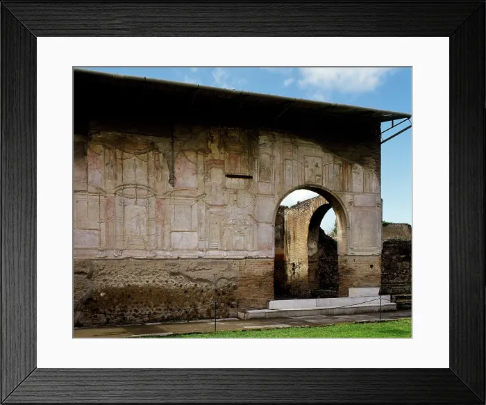 Framed Print : Partial view of the rooms, Terme Stabiane, Pompeii, Italy, 3rd century BC, (2002). Creator: LTL Framed Print : Partial view of the rooms, Terme Stabiane, Pompeii, Italy, 3rd century BC, (2002). Creator: LTL