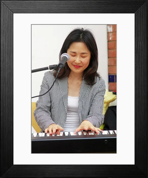 Framed Print : Eriko Ishihara, Eriko Ishihara Trio, Clocktower Cafe, Croydon, London, August 2024. Creator: Brian O'Connor. Eriko Ishihara, Eriko Ishihara Trio, Clocktower Cafe, Croydon, London, August 2024. Creator: Brian O'Connor Framed Print : Eriko Ishihara, Eriko Ishihara Trio, Clocktower Cafe, Croydon, London, August 2024. Creator: Brian O'Connor. Eriko Ishihara, Eriko Ishihara Trio, Clocktower Cafe, Croydon, London, August 2024. Creator: Brian O'Connor