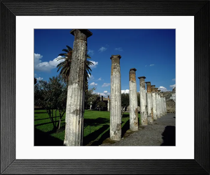 Framed Print : Second peristyle, House of the Faun, Pompeii, Italy, 2nd century BC, (2002). Creator: LTL Framed Print : Second peristyle, House of the Faun, Pompeii, Italy, 2nd century BC, (2002). Creator: LTL