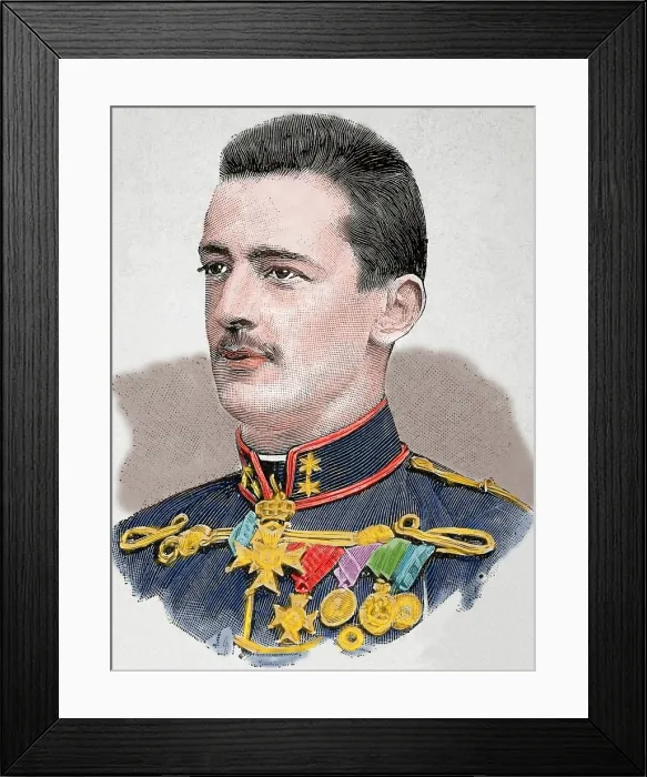 Framed Print : Marie Armand Patrice de Mac Mahon (1855-1927), 2nd duke of Magenta, French military, 1896. Creator: Unknown Framed Print : Marie Armand Patrice de Mac Mahon (1855-1927), 2nd duke of Magenta, French military, 1896. Creator: Unknown