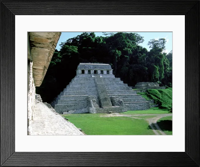 Framed Print : Temple of the Inscriptions, Palenque, Mexico, Mayan, 7th-8th centuries, 1998. Creator: Unknown Framed Print : Temple of the Inscriptions, Palenque, Mexico, Mayan, 7th-8th centuries, 1998. Creator: Unknown