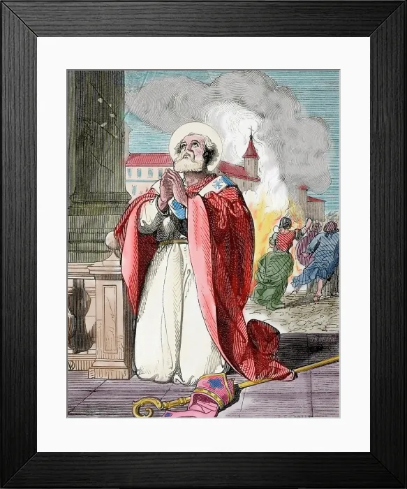 Framed Print : Saint Mamertus, (19th century). Creator: Gino Severini Framed Print : Saint Mamertus, (19th century). Creator: Gino Severini