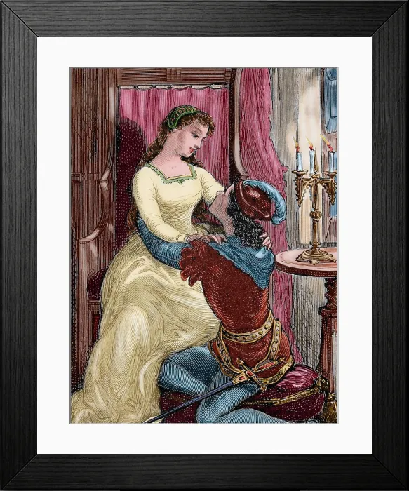 Framed Print : Juliet and Romeo, 1868. Creator: Unknown Framed Print : Juliet and Romeo, 1868. Creator: Unknown