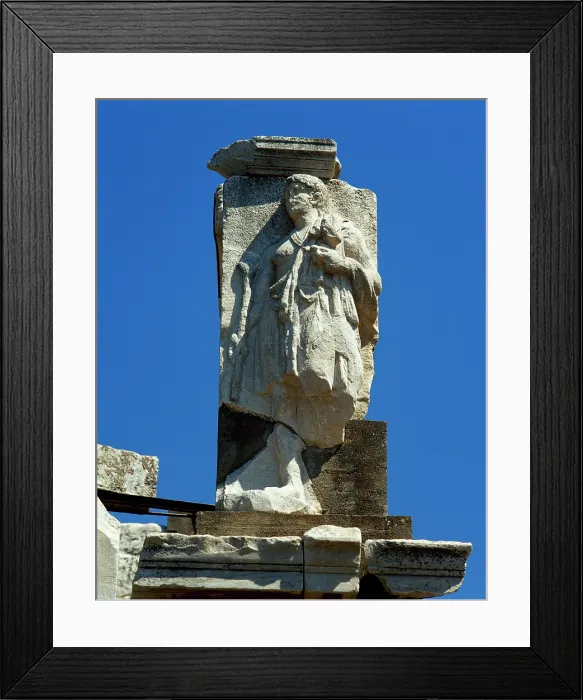 Framed Print : Memmius Monument, Domitian Square, Ephesus, Anatolia, Turkey, built in 87 BC (1999). Creator: Unknown Framed Print : Memmius Monument, Domitian Square, Ephesus, Anatolia, Turkey, built in 87 BC (1999). Creator: Unknown