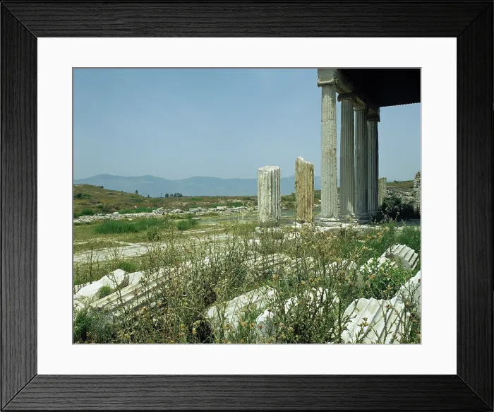 Framed Print : Portico of the northern agora, Miletus, Anatolia, Turkey, 300-133 BC (1999). Creator: Unknown Framed Print : Portico of the northern agora, Miletus, Anatolia, Turkey, 300-133 BC (1999). Creator: Unknown