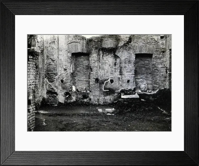 Framed Print : An ancient building which used to be a pharmacy site in the House of the Vestal Virgins, Rome. Creator: Unknown Framed Print : An ancient building which used to be a pharmacy site in the House of the Vestal Virgins, Rome. Creator: Unknown