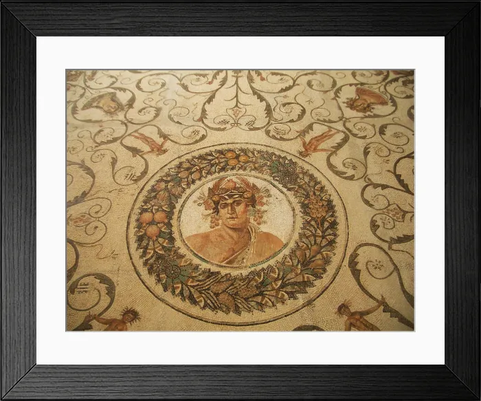 Framed Print : Mosaic, El Jem Museum, El Djem, Tunisia, 2009. Creator: Amanda Waite Framed Print : Mosaic, El Jem Museum, El Djem, Tunisia, 2009. Creator: Amanda Waite