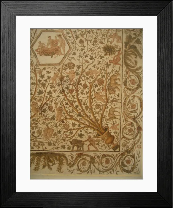 Framed Print : Mosaic, El Jem Museum, El Djem, Tunisia, 2009. Creator: Amanda Waite Framed Print : Mosaic, El Jem Museum, El Djem, Tunisia, 2009. Creator: Amanda Waite