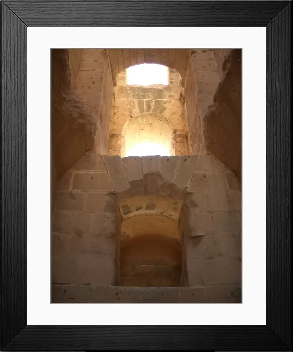 Framed Print : Amphitheatre of El Jem, Tunisia, 2009. Creator: Amanda Waite Framed Print : Amphitheatre of El Jem, Tunisia, 2009. Creator: Amanda Waite