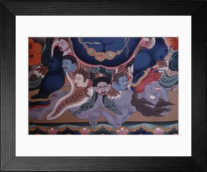 Framed Print : Tibetan refugee Thangka-painting project, Dharamsala, India, 1988. Creator: Amanda Waite Framed Print : Tibetan refugee Thangka-painting project, Dharamsala, India, 1988. Creator: Amanda Waite