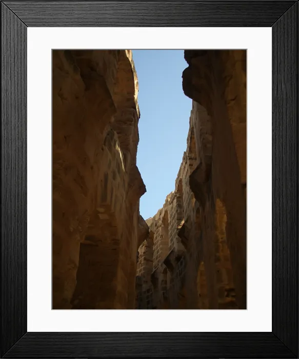 Framed Print : Amphitheatre of El Jem, Tunisia, 2009. Creator: Amanda Waite Framed Print : Amphitheatre of El Jem, Tunisia, 2009. Creator: Amanda Waite
