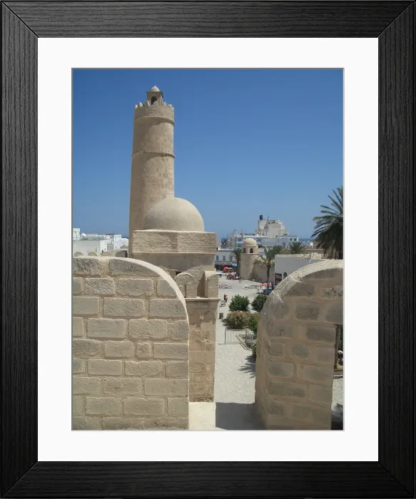 Framed Print : Rooftop, Ribat of Sousse, Tunisia, 2009. Creator: Amanda Waite Framed Print : Rooftop, Ribat of Sousse, Tunisia, 2009. Creator: Amanda Waite
