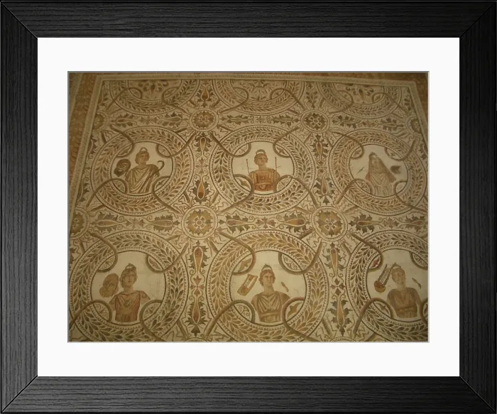 Framed Print : Mosaic, El Jem Museum, El Djem, Tunisia, 2009. Creator: Amanda Waite Framed Print : Mosaic, El Jem Museum, El Djem, Tunisia, 2009. Creator: Amanda Waite