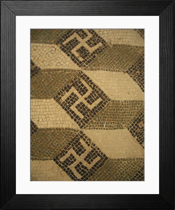 Framed Print : Mosaic, El Jem Museum, El Djem, Tunisia, 2009. Creator: Amanda Waite Framed Print : Mosaic, El Jem Museum, El Djem, Tunisia, 2009. Creator: Amanda Waite