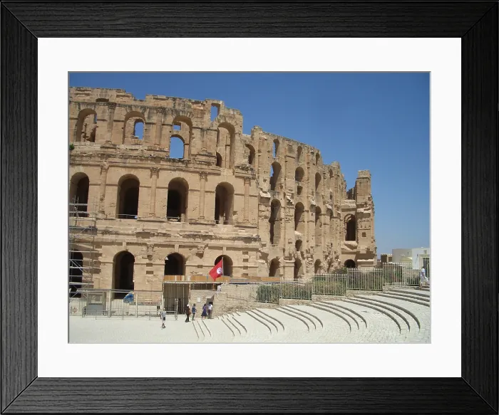 Framed Print : Amphitheatre of El Jem, Tunisia, 2009. Creator: Amanda Waite Framed Print : Amphitheatre of El Jem, Tunisia, 2009. Creator: Amanda Waite